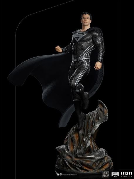 IRON STUDIOS BLACK SUIT - ZACK SYNDERS JUSTICE LEAGUE LEGACY REPLICA 1:4