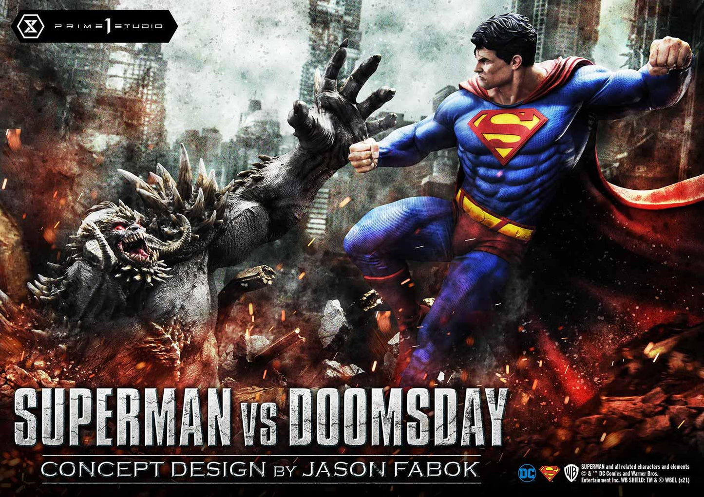 PRIME STUDIO – SUPERMAN (COMICS) – SUPERMAN VS DOOMSDAY (CONCEPT NY JASON FABOK)Regular Version (UMMDC-05)