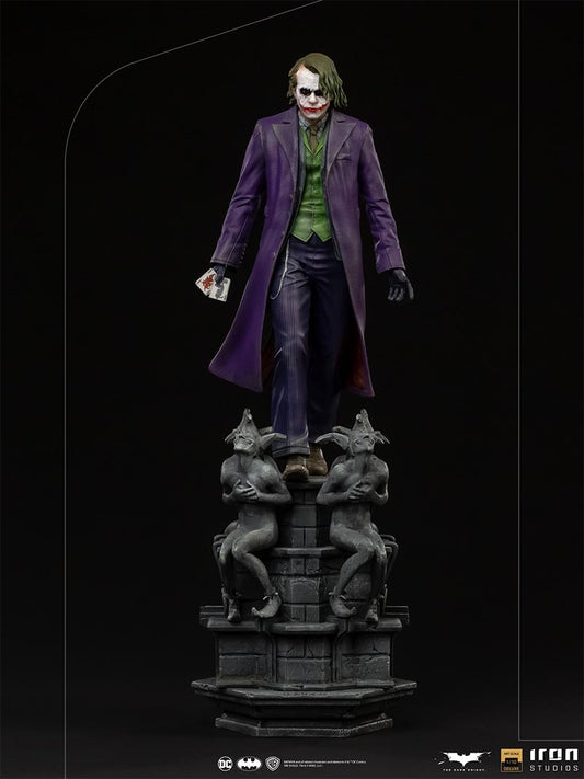 IRON STUDIOS - THE JOKER DELUXE ART SCALE - THE DARK KNIGHT (Polystone)