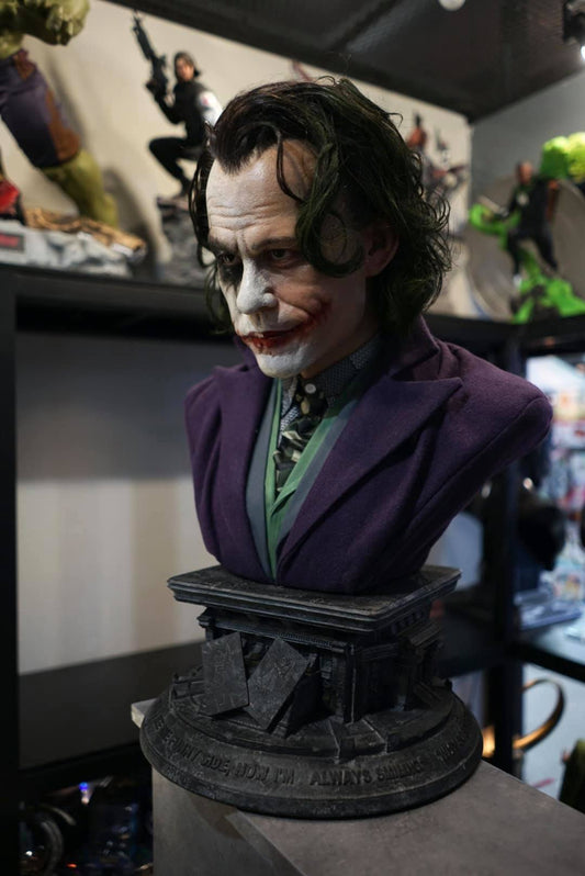 QUEEN STUDIO - JOKER LIFE SIZE BUST (SILICON)(DC)