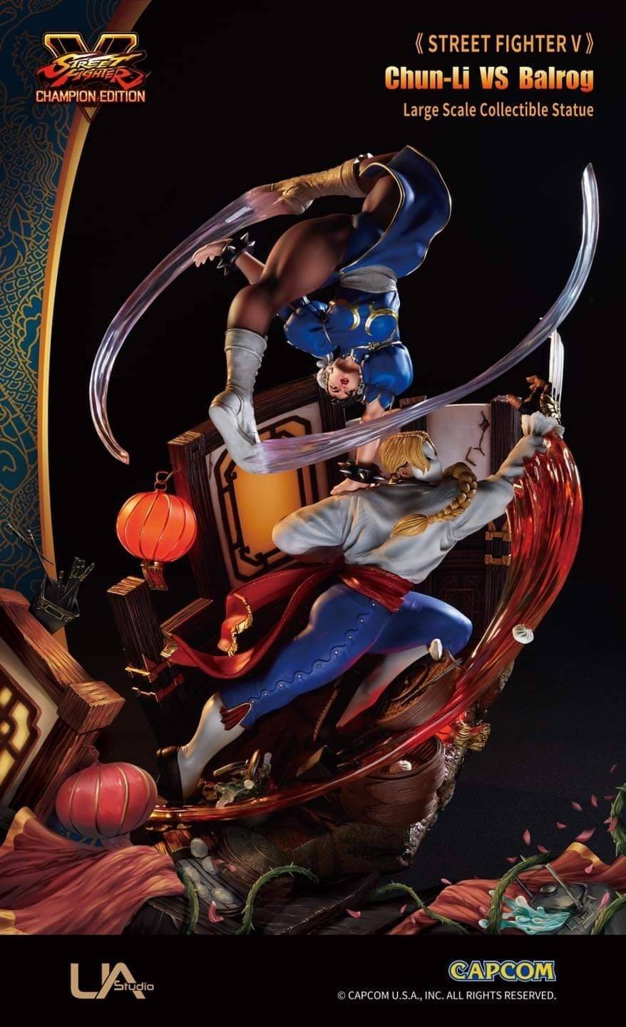 UNIQUE ART - CHUN LI VS VEGA (STREET FIGHTER)(RESIN)