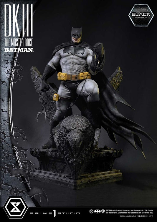 PRIME1STUDIO - BATMAN: DARK KNIGHT III: THE MASTER RACE COMICS (BLACK VERSION)(POLYSTONE)