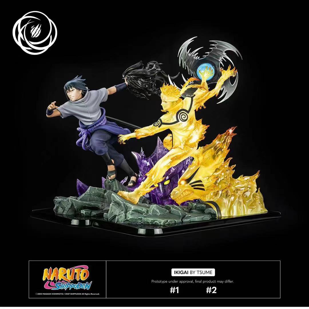 TSUME IKIGAI - NARUTO 4TH WAR - NARUTO AND SASUKE SET