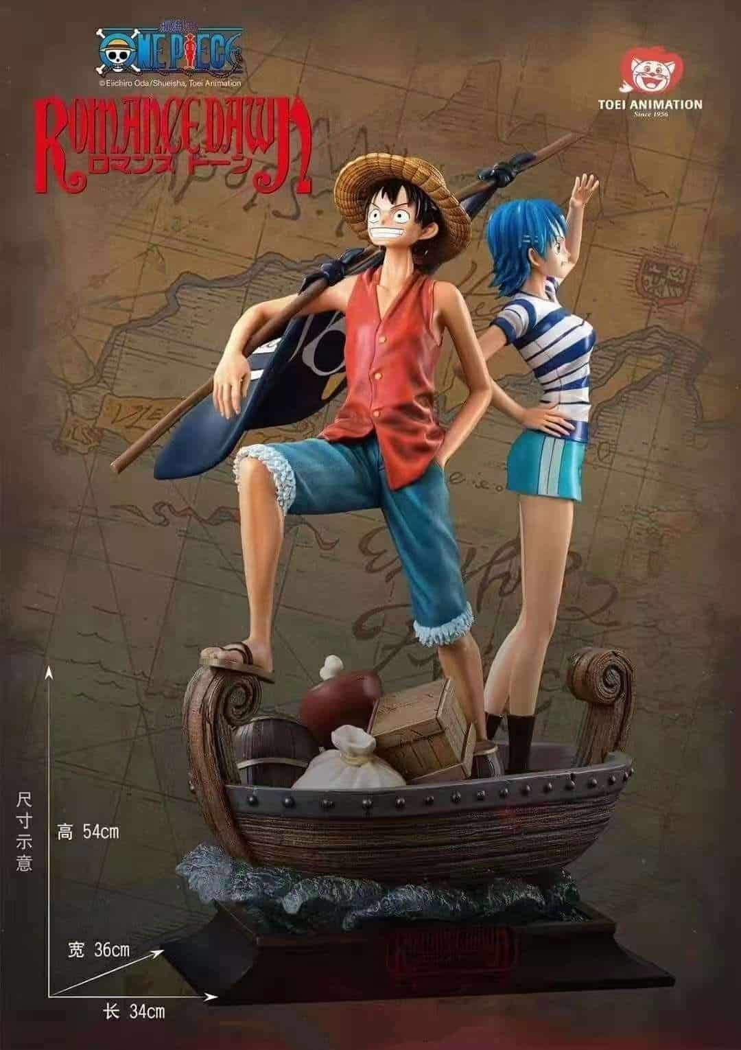 TOEI ANIMATION - LUFFY AND ANN (ONE PIECE)(RESIN)