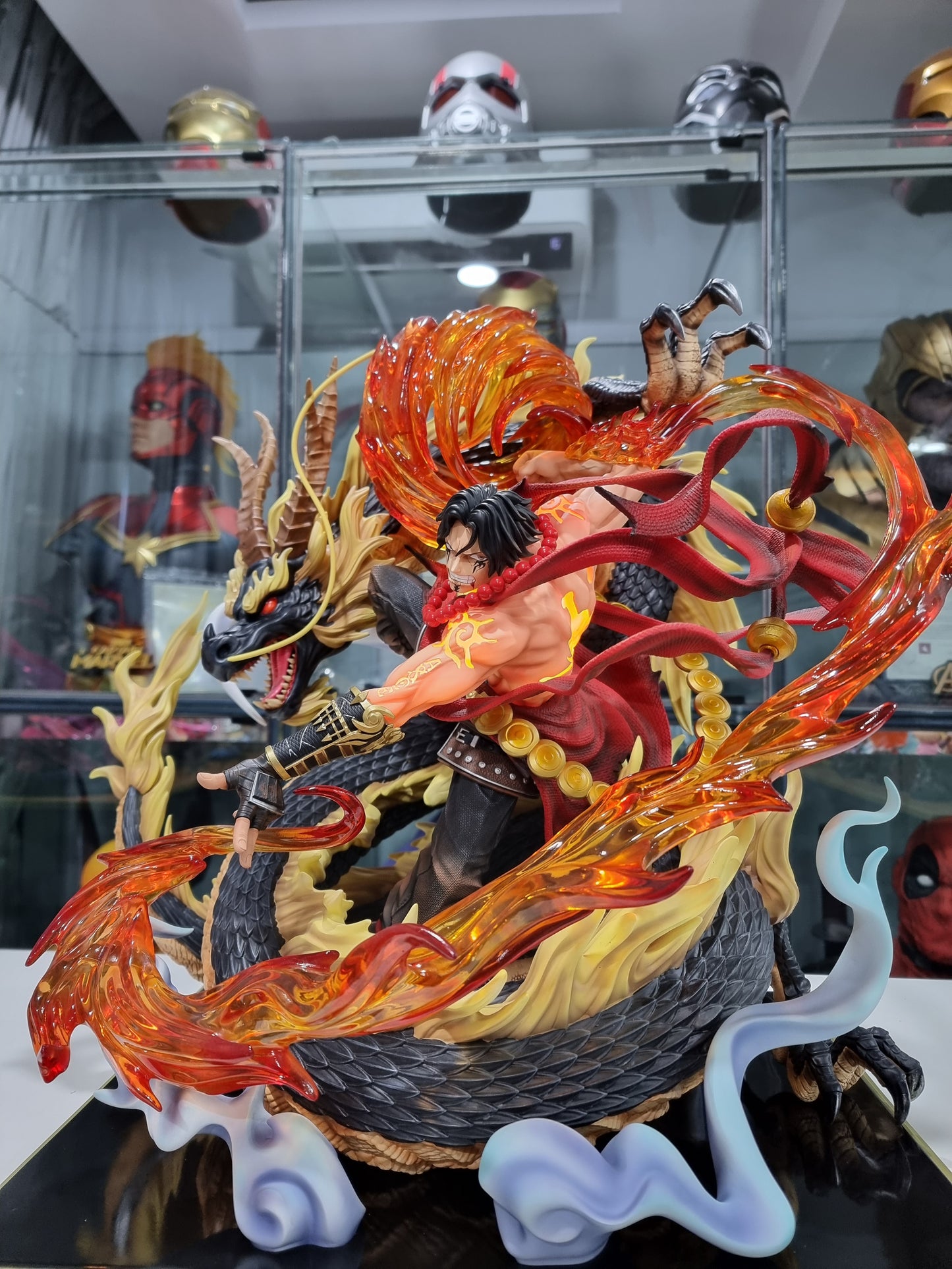 LEO OF SKY - PORTGAS D ACE (RED)(Resin)(ONE PIECE)