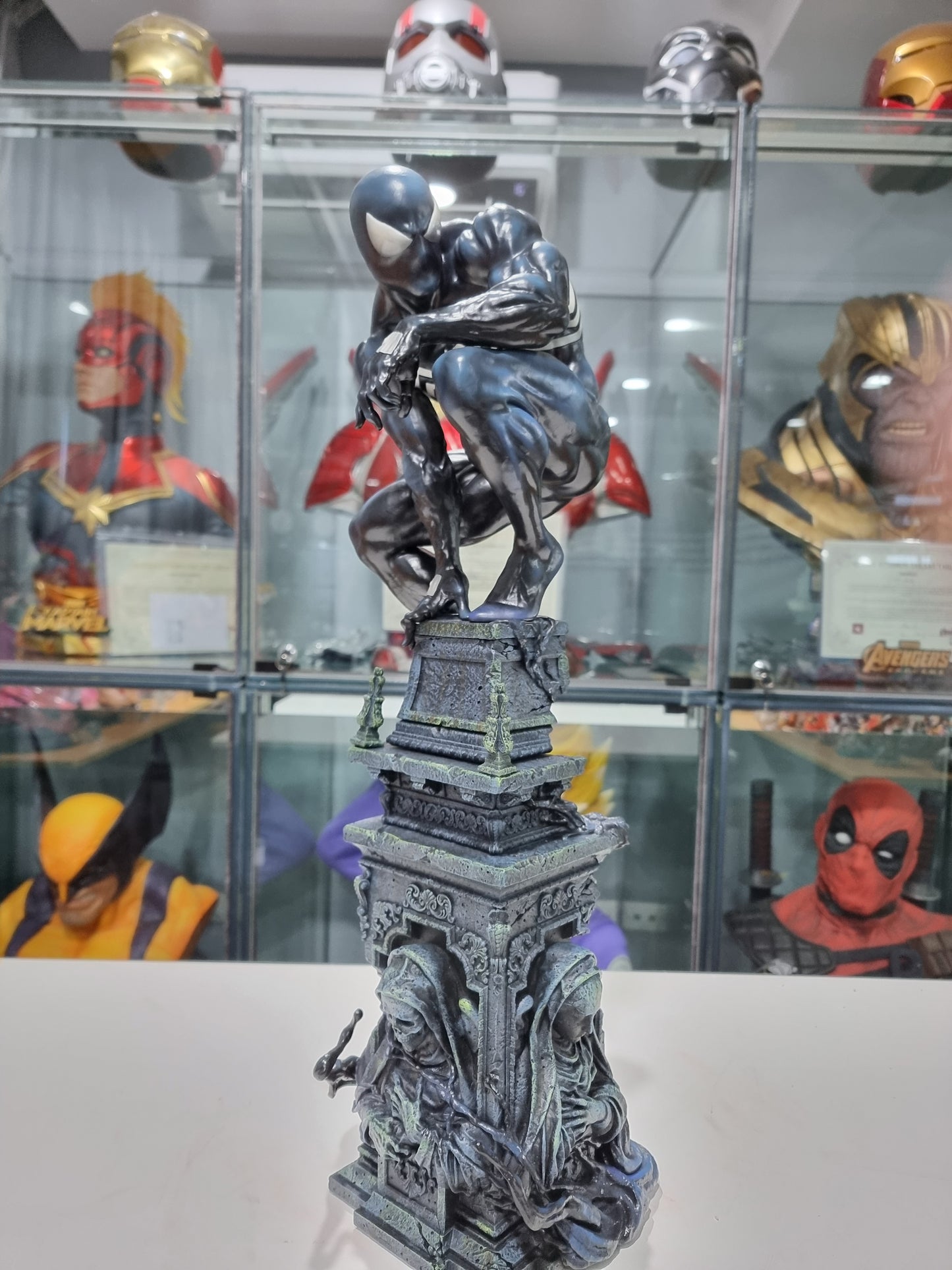 SIDESHOW - SPIDERMAN SYMBIOTE PREMIUM FORMAT (POLYSTONE)(MARVEL)