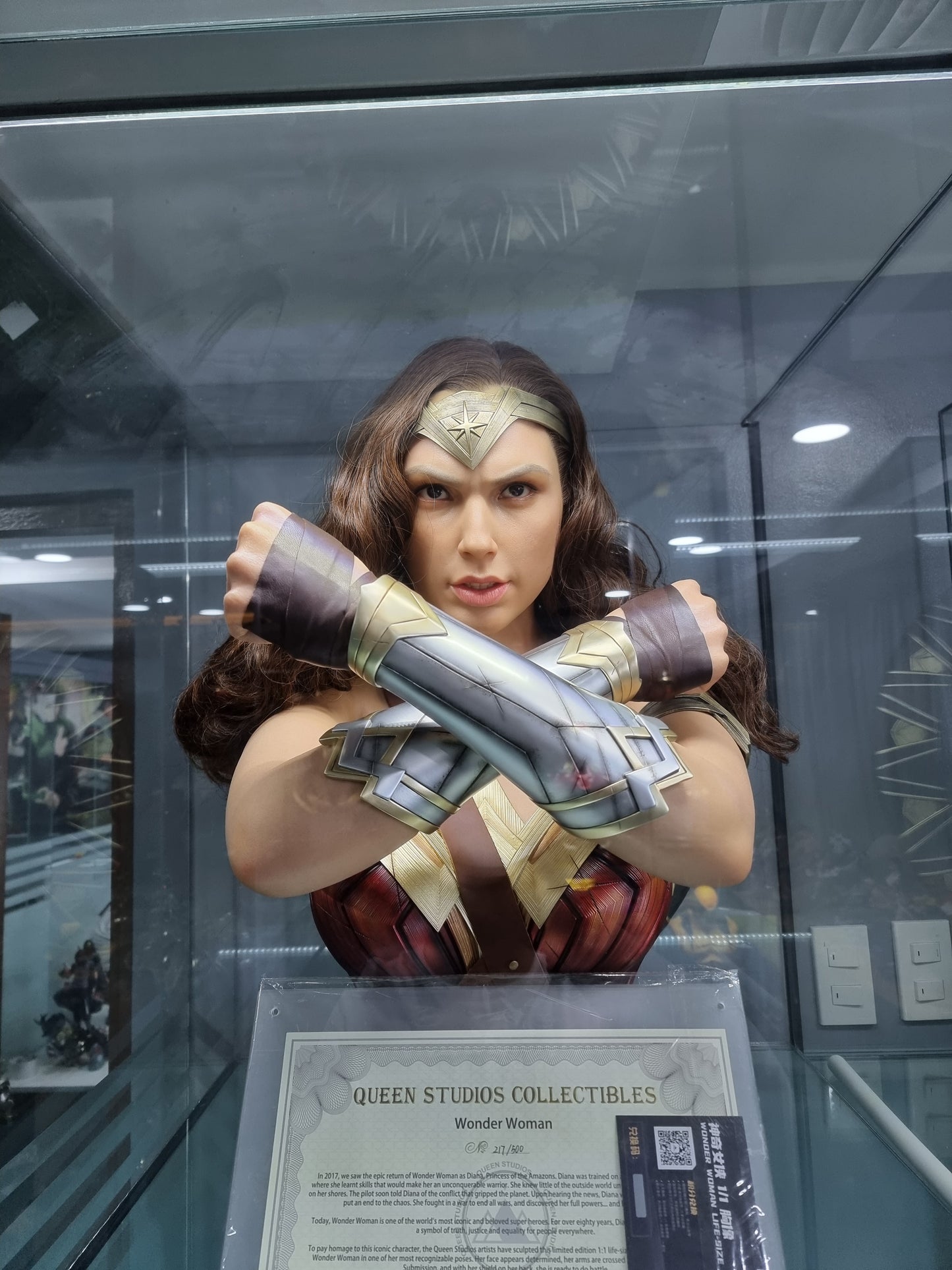 QUEEN STUDIO - WONDER WOMAN HEAD BUST (SILICON)(DC)