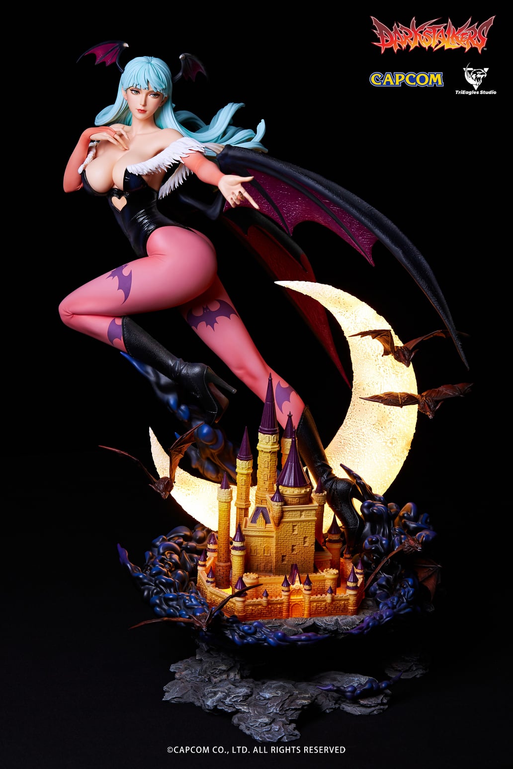 TRI EAGLES STUDIO - MORRIGAN (BLACK)(LICENSED)(RESIN)