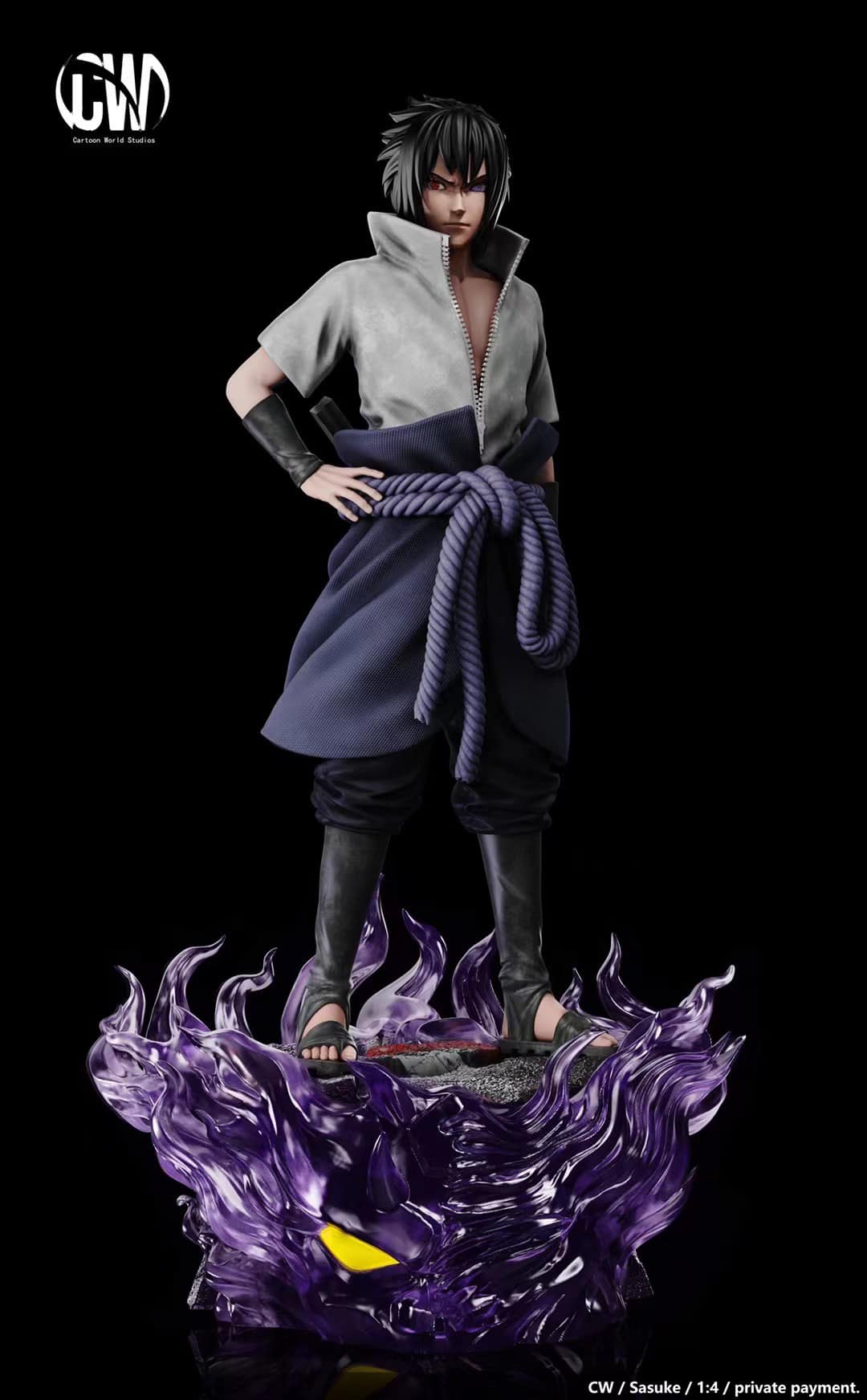 CW STUDIO - UCHIHA SASUKE (NARUTO)(RESIN)