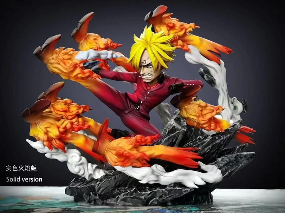 TH STUDIO - WCF ONIGASHIMA WAR PART 4. SANJI SOLID (ONE PIECE)(RESIN)