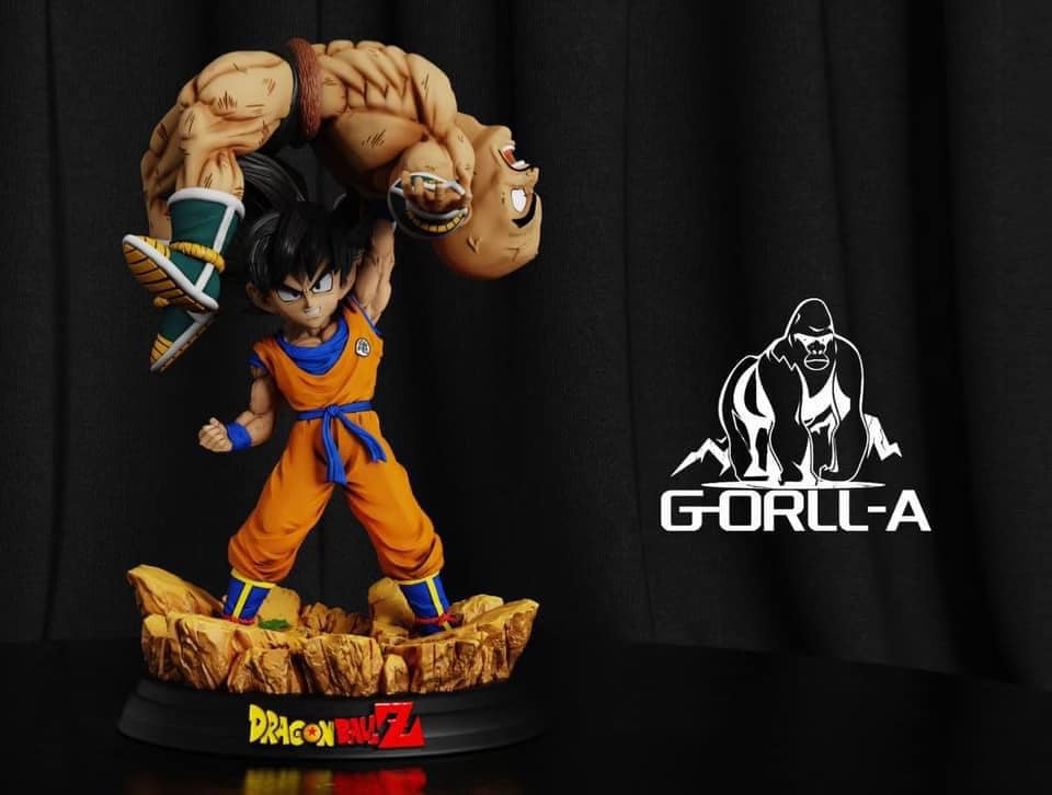 GORRIL-A STUDIO - GOKU AND NAPPA (DRAGON BALL)(RESIN)