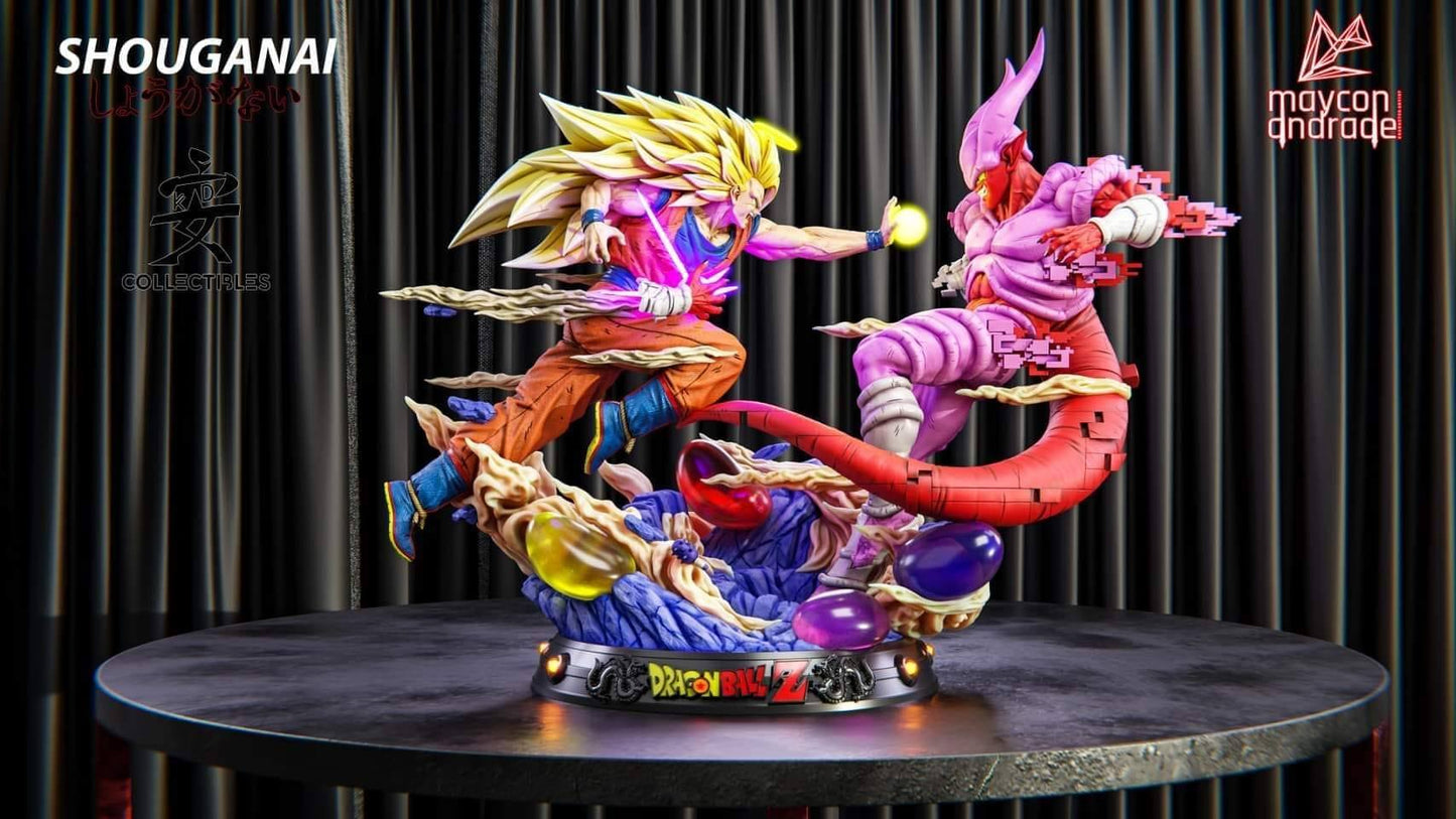 KDC STUDIO - GOKU SSJ3 VS JANEMBA (LICENSED)(DRAGON BALL)(RESIN)