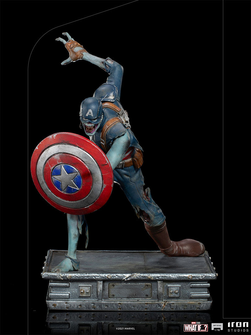 IRON STUDIOS - ZOMBIE CAPTAIN AMERICA - WHAT IF...? ART SCALE