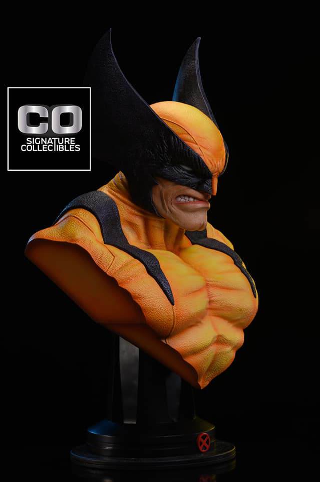 CO SIGANTURE COLLECTIBLES - WOLVERINE 1:1 BUST (POLYSTONE)(MARVEL)