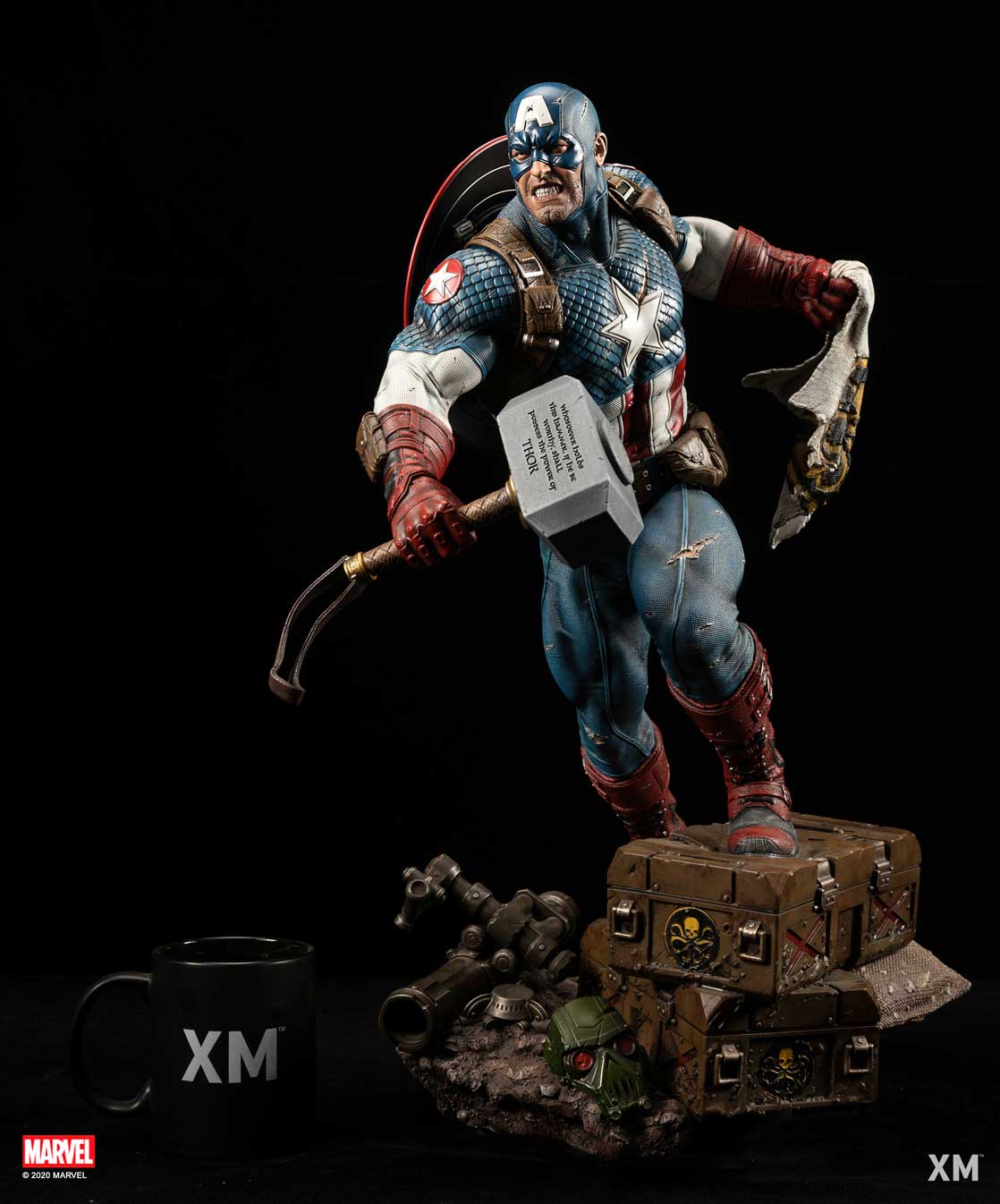 XM STUDIO - ULTIMATE CAPTAIN AMERICA VERSION B (Polystone)(MARVEL)