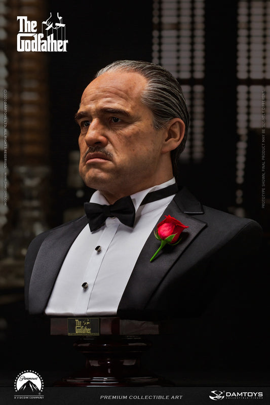 DAMTOYS - DON CORLEONE LIFE SIZE BUST (SILICONE)(THE GODFATHER)