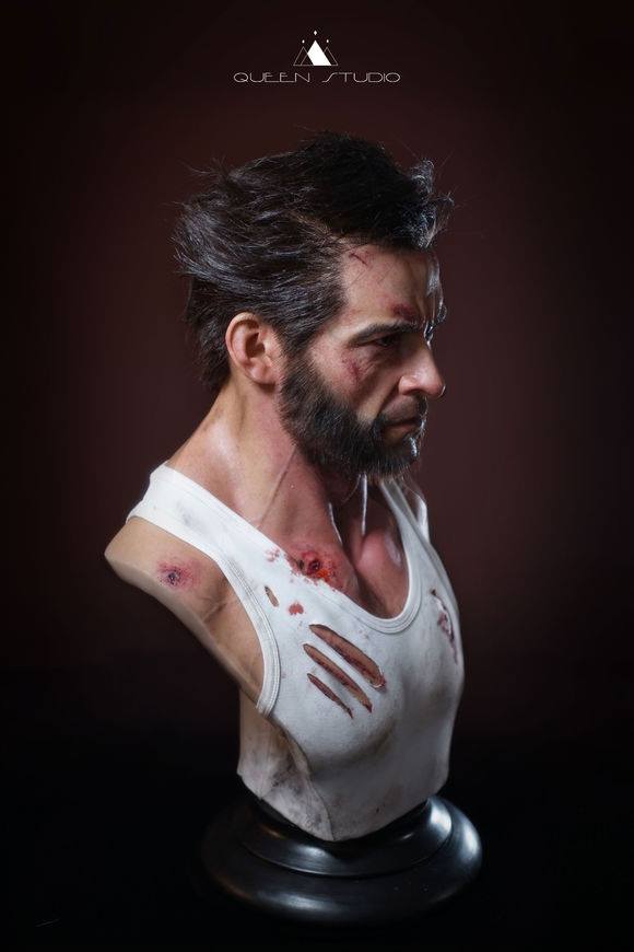 QUEEN STUDIOS - LOGAN WOLVERINE BUST HUGH JACKMAN (SILICON)