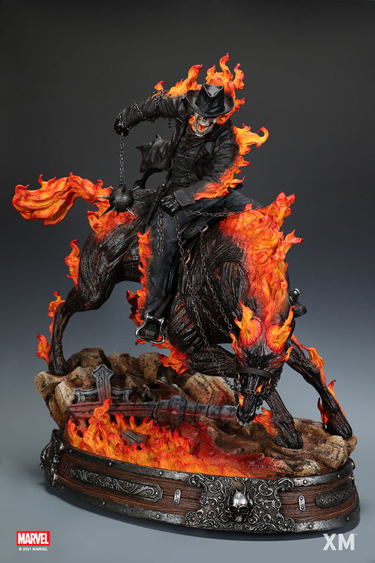 XM STUDIOS - GHOST RIDER HORSEBACK EDITION (POLYSTONE)