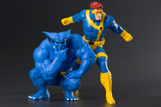 KOTOBUKIYA - MARVEL UNIVERSE CYCLOPS & BEAST TWO PACK ARTFX (PVC)