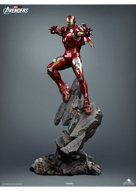 QUEEN STUDIOS - IRON MAN MARK 7 (POLYSTONE)(MARVEL)