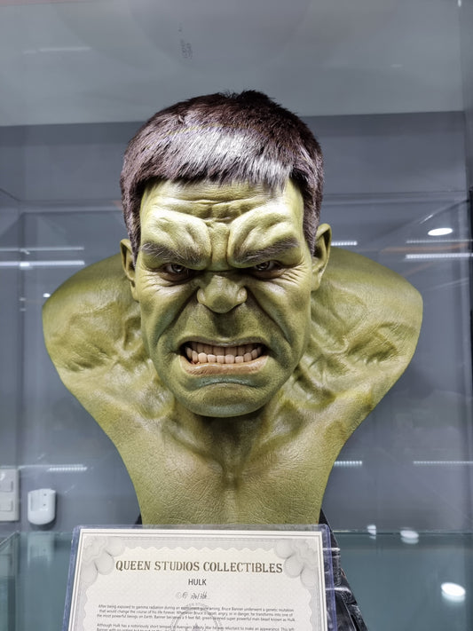 QUEEN STUDIOS - HULK LIFESIZE BUST INFINITY WAR (SILICON)(MARVEL)