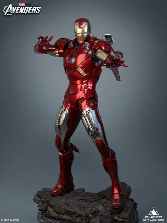 QUEEN STUDIOS - IRON MAN MARK 7 1:2 STATUE (MARVEL)(POLYSTONE)