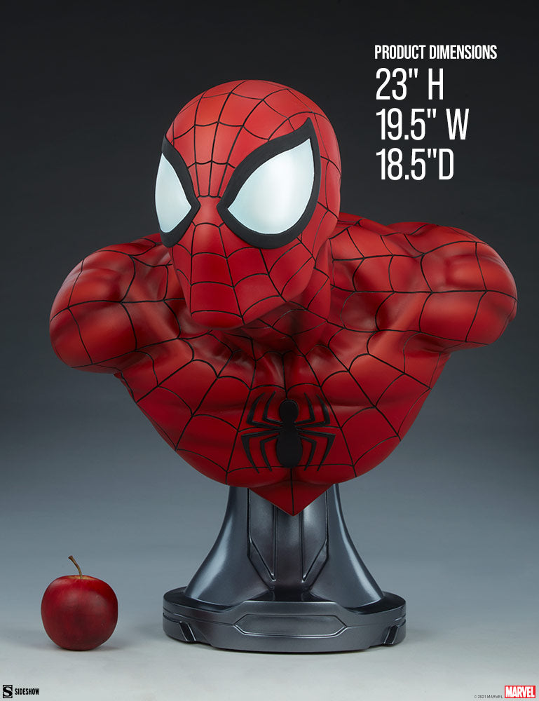 SIDESHOW COLLECTIBLES - SPIDERMAN BUST (POLYSTONE)(MARVEL)