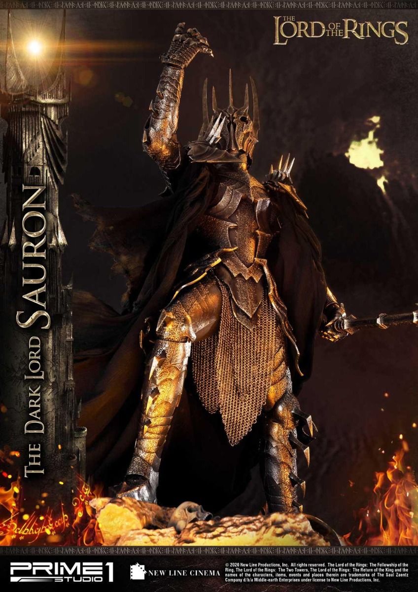 PRIME1STUDIO - THE DARK LORD SAURON STATUE EXCLUSIVE (LORD OF THE RINGS)(POLYSTONE)