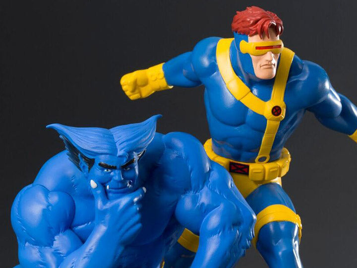 KOTOBUKIYA - MARVEL UNIVERSE CYCLOPS & BEAST TWO PACK ARTFX (PVC)