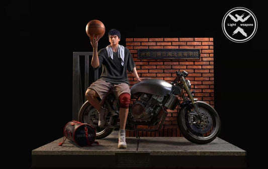 LW STUDIO - HISASHI MITSUI (WITH MOTORCYCLE)(SLAM DUNK)(RESIN)