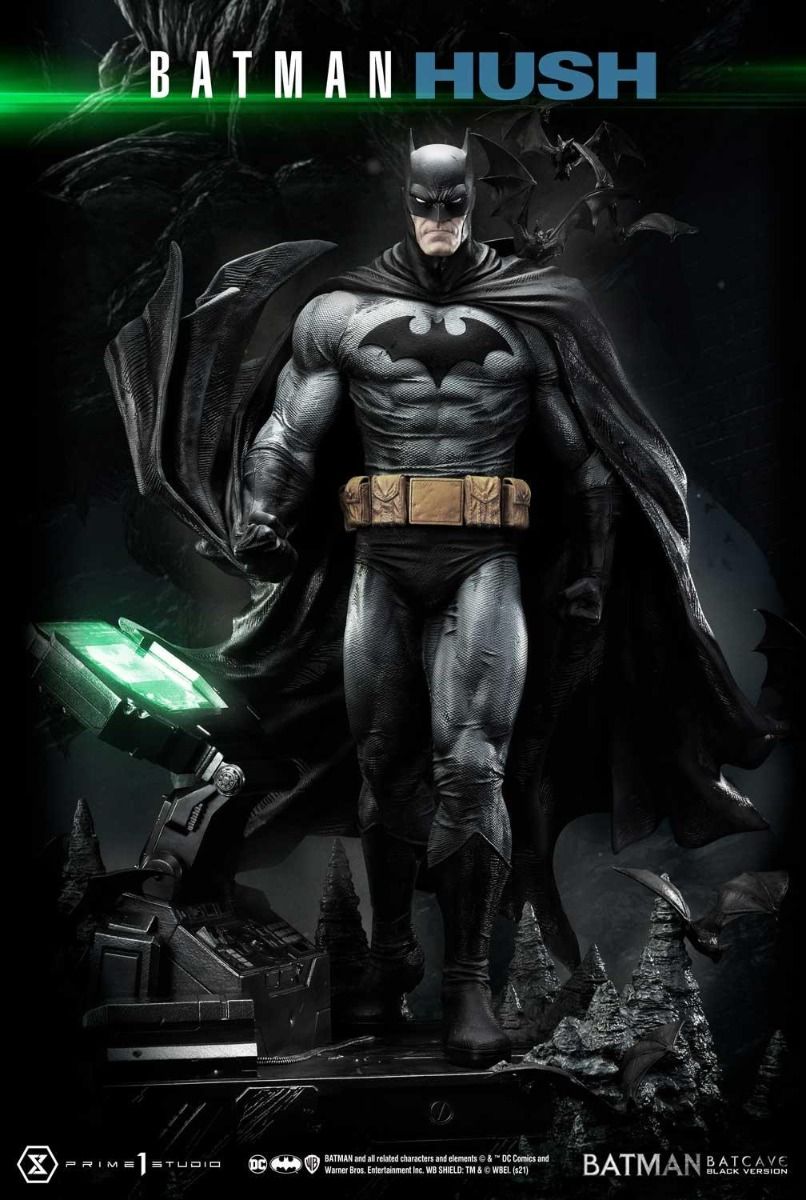 PRIME1STUDIO - BATMAN HUSH BAT CAVE VERSION (BLACK)(POLYSTONE)(DC)