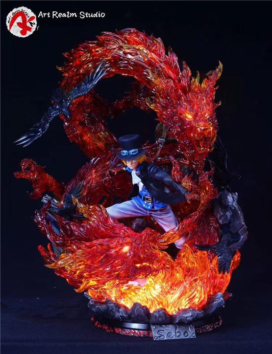 ART REALM - SABO FIRE DRAGON (ONE PIECE)(RESIN)