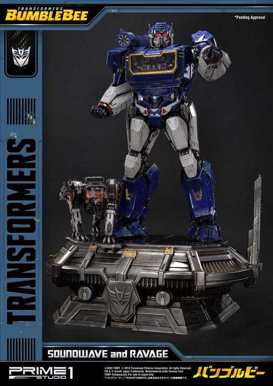 PRIME1STUDIO - SOUNDWAVE AND RAVAGE (TRANSFORMERS)(POLYSTONE)