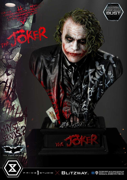 PRIME1STUDIO - THE JOKER PREMIUM BUST (THE DARK KNIGHT)