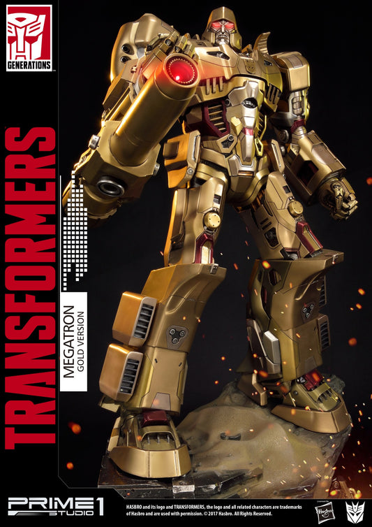 PRIME1STUDIO - GENERATION 1 MEGATRON GOLD VERSION (Polystone)(TRANSFORMERS)