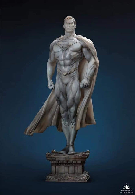 QUEEN STUDIOS - SUPERMAN UNPAINTED (DC)(POLYSTONE)